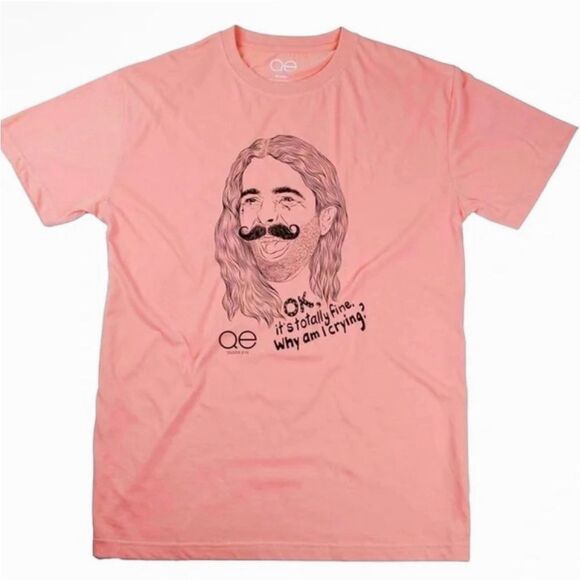 Queer Eye Pink Unisex T Shirt Ok, It's Totally Fine Size M NWT - Picture 1 of 6